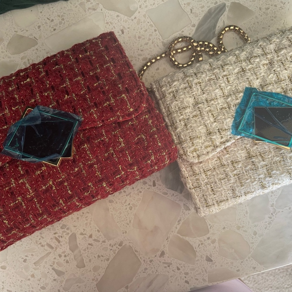 Tweed Plaid Purses - Picture 4 of 7